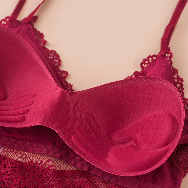 3D Sexy Lingerie Seamless Spor - Sheer Bra Lace recension och pris