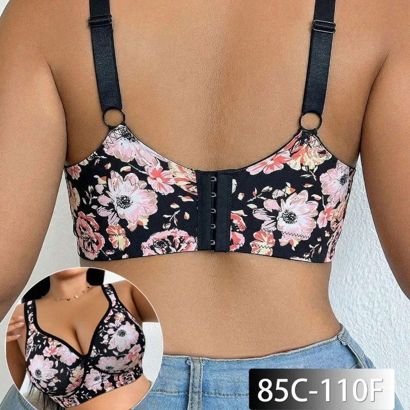 Plus Size Women Bra Lace Push  - Minimizer Bra Women recension och pris