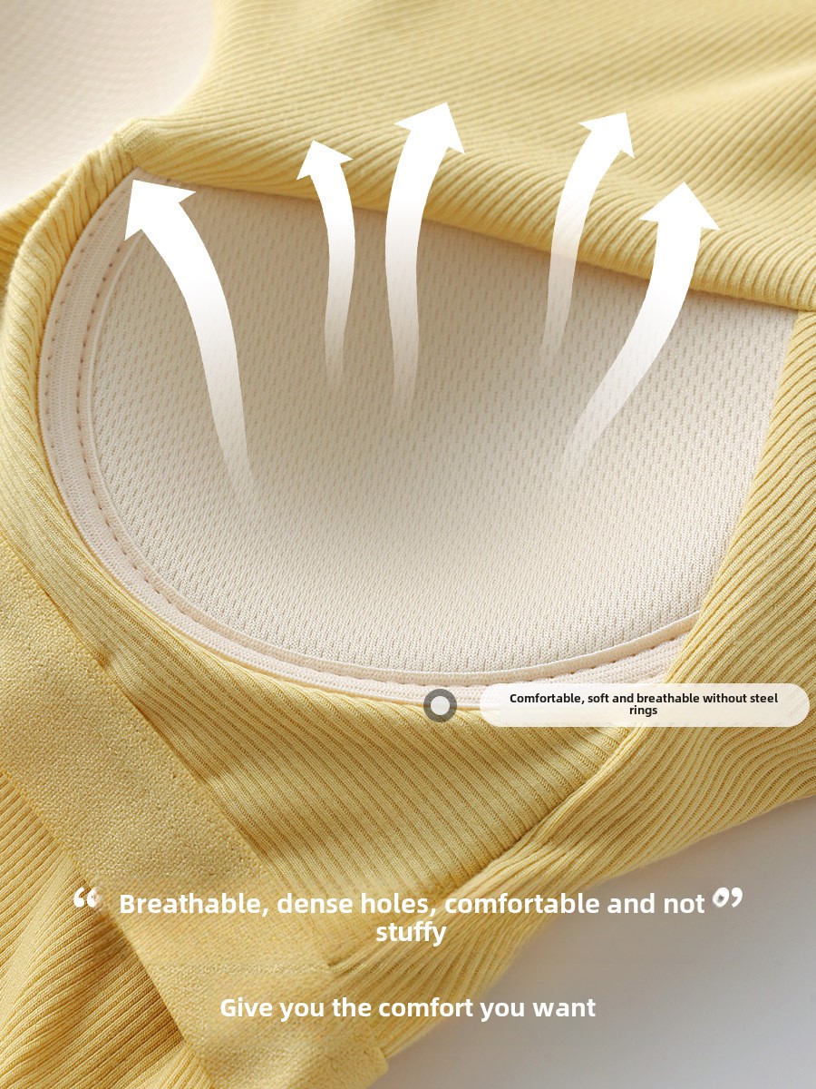 2025 Summer Women Strappy Tank - T Shirt Bra Seamless recension och pris