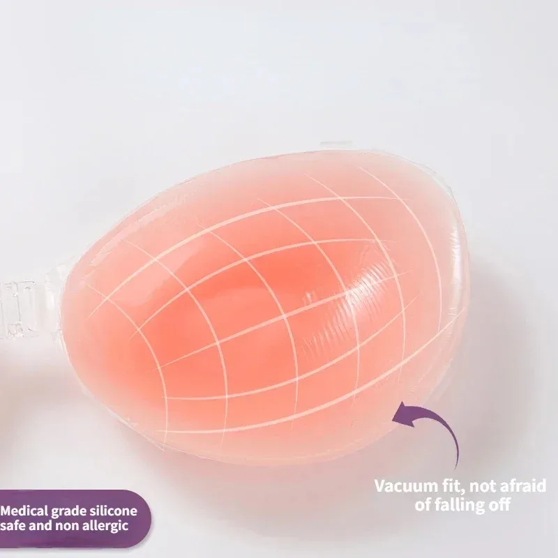 Silicone Bra Invisible Push Up - Strapless Bra Adhesive recension och pris