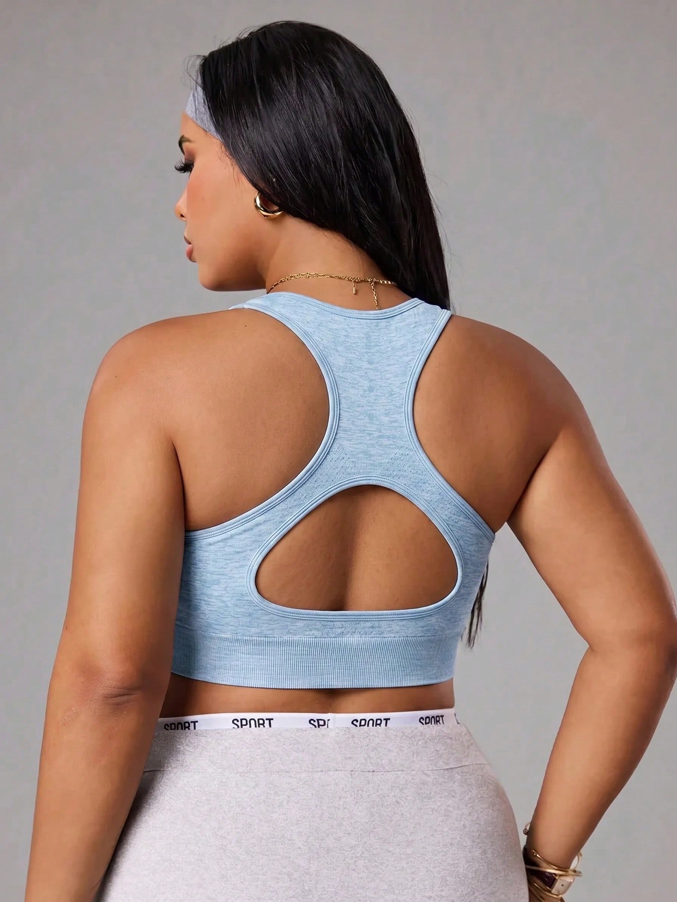 Plus Size Seamless Sports Bra  - Sports Bra Racerback recension och pris