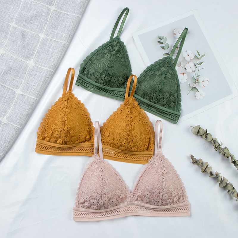 Sexy Floral Lace Bra Top For W - Underwire Bra Padded recension och pris