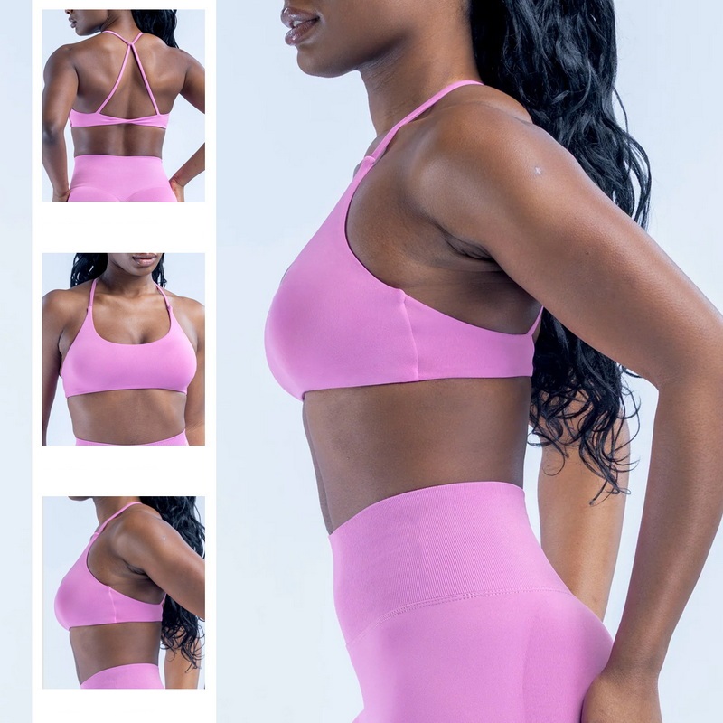 SEEKSUC New Seamless Knitted Y - T Shirt Bra Seamless recension och pris