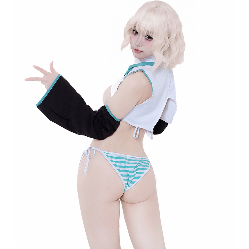 SENMHS Anime Sexy Miku Uniform - Lace Bralette Set recension och pris